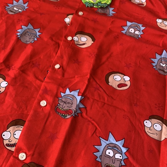 Rick and morty button up shirt - Picture 2 of 3